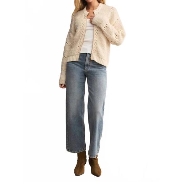 NEW Z SUPPLY sundance sweater jacket in beige - Picture 5 of 6